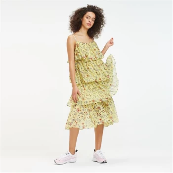 Image of Tommy Jeans Floral Layered Dress - Floral/Sun 707