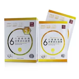 Image of DR. JOU (By Dr. Morita)Six Essence Hyaluronic Acid Brightening Mask 7pcs