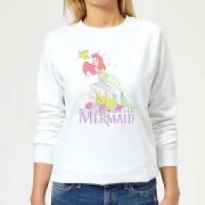Image of Disney Little Mermaid Womens Sweatshirt - White