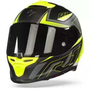 Image of Scorpion EXO-R1 Air Gaz Matt Black Neon Yellow M