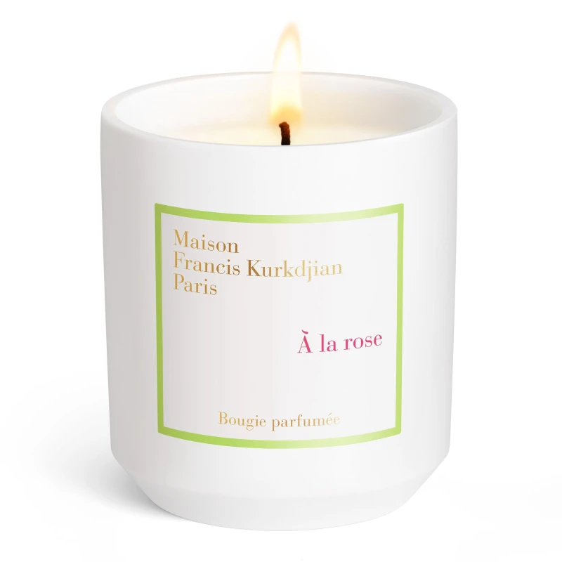 Image of Maison Francis Kurkdjian A la Rose Scented Candle 9.8 oz.