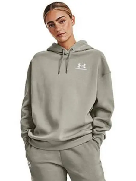 Image of Under Armour Training Essentials Fleece Hoodie - Green