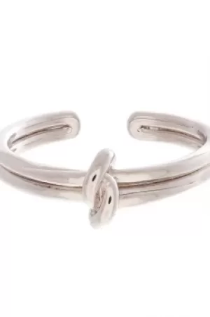 Image of Ladies Olivia Burton Silver Plated Knot Ring OBJ16KDR03
