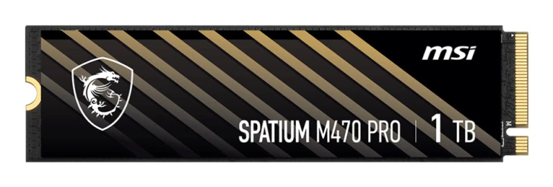 Image of MSI Spatium M470 PRO PCIe 4.0 NVMe M.2 1TB PCI Express 4.0 3D NAND SPATIUM M470 PRO PCIE 4.0 NVME M.2 1TB