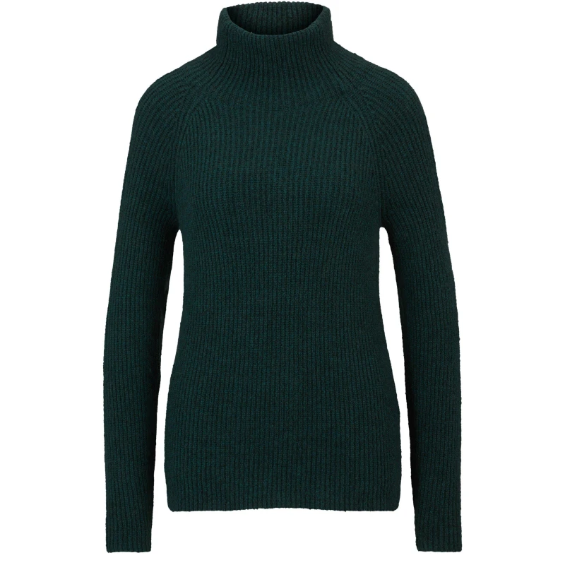 Image of Boss Womens Falodan Crew Sweatshirt Dark Green female 10 (M)