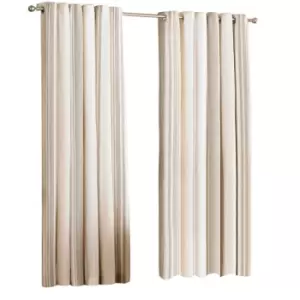 Image of Riva Home Broadway Ringtop Curtains (66x90 (168x229cm)) (Coffee) - Coffee