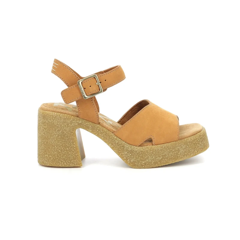 Image of Kickers Womens wedge sandals Kickers Constance Marron Female 40