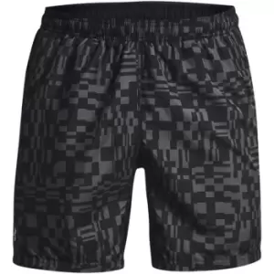 Image of Under Armour Stride Print Short - Black
