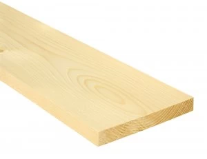 Image of Wickes Whitewood PSE 18 x 144 x 2400mm Single