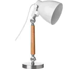 Image of INTERIORS by Premier Stockholm Table Lamp - White