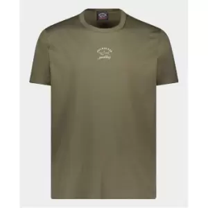 Image of Paul and Shark Logo T-Shirt - Green