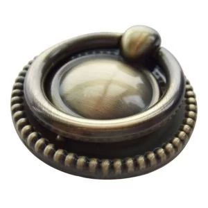 Image of BQ Brass Effect Oval Furniture Pull Handle Pack of 1