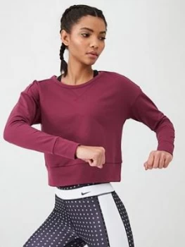 Image of Nike Yoga Wrap Cover Up - Deep Red