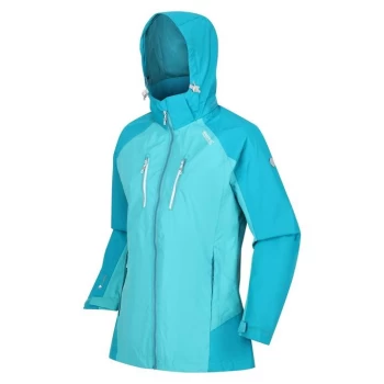 Image of Regatta Womens Calderdale IV Waterproof Jacket - Turquoi/Enam
