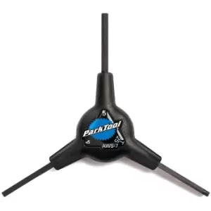 Image of Park AWS-7 - Hex Wrench & Torx Key Set: 4 mm, 5 mm, & T25 - Black