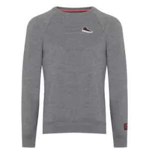 Image of Air Jordan AJ1 Crew Sweatshirt Juniors - Grey