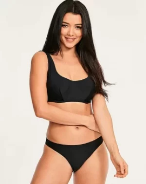 Image of Rene Scoop Neck Crop Bikini Top