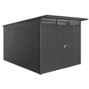 Image of Biohort AvantGarde Metal Shed A8 Standard door 8' 5'' x 12' 4'' - Dark Grey
