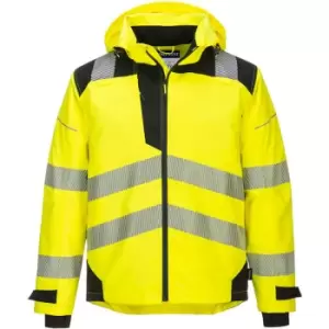 Image of Portwest - PW360YBRL - sz L PW3 Extreme Breathable Rain Jacket Yellow/Black