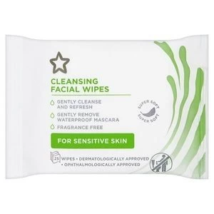 Image of Superdrug Essential Cleansing Wipes - Fragrance Free