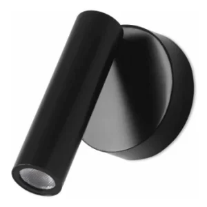 Image of Stylus wall lamp, aluminum, black