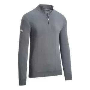 Image of Callaway Lined Zip Sweatshirt Mens - Grey