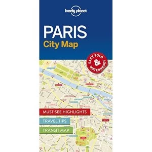 Image of Lonely Planet Paris City Map Sheet map, folded 2016