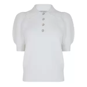 Image of Ted Baker Reannia Polo Top - White