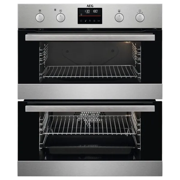 Image of AEG DUB535060M Series 6000 Built Under Electric Double Oven - Stainless Steel 944171784 Stainless steel