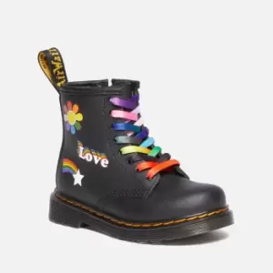 Image of Dr. Martens Toddlers 1460 Hydro Pride Printed Leather Boots - UK 8 Toddler