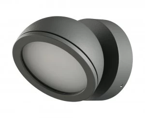 Image of Wall Down Lamp, 1 x GX53, IP54, Anthracite