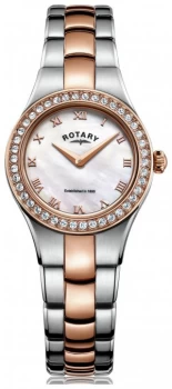 Image of Rotary Ladies Rose Two Tone Stainless Steel Watch