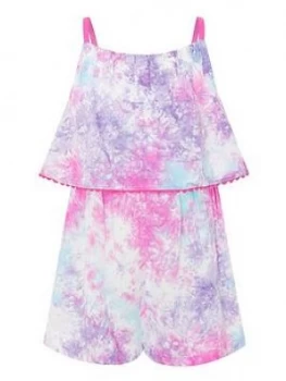 Image of Monsoon Girls S.E.W Tie Dye Playsuit - Multi