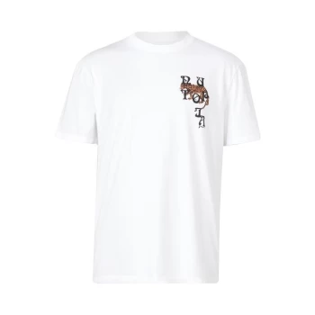 Image of AllSaints Tripper Short Sleeve Crew - Optic White