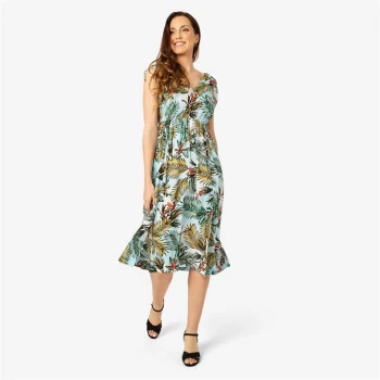 Image of Biba Summer Dress - Tropical print