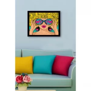 Image of SC1031 Multicolor Decorative Framed MDF Painting