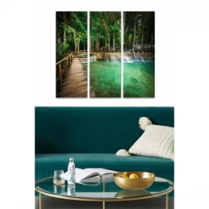 Image of MDF221771656 Multicolor Decorative MDF Painting (3 Pieces)