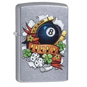 Image of Zippo Luck Tattoo Windproof Lighter