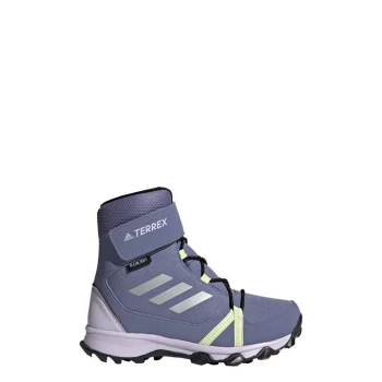 Image of adidas TERREX Snow CF CP CW Shoes Kids - Orbit Violet / Silver Metallic