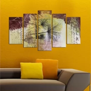 Image of 5MF-57 Multicolor Decorative MDF Painting (5 Pieces)