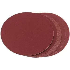 Image of Draper Five Assorted Grit Aluminium Oxide Sanding Discs (150mm)