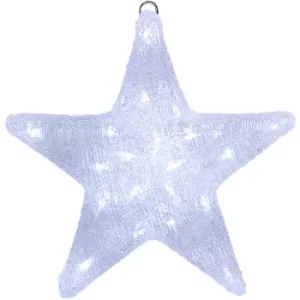 Image of LED Lights Christmas Acrylic Decoration Indoor Xmas String Holiday Battery Operated Acrylic Star