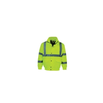 Image of Hi-vis CL3 Bomber Jacket (EN20471) Yellow - L
