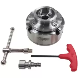 Image of NEXUS3R 95mmdia, Woodworking 4 Jaw Geared Scroll Chuck For Wood Lathes