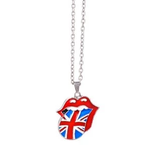 Image of The Rolling Stones - Union Jack Tongue Necklace