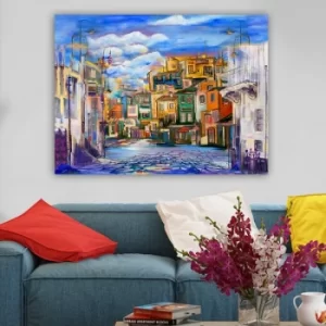 Image of 565460062_70100 Multicolor Decorative Canvas Painting
