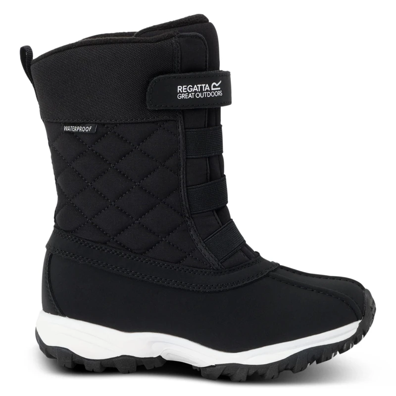 Image of Regatta Unisex Kids Moritz Snow Boots Black unisex EU35/UK2.5