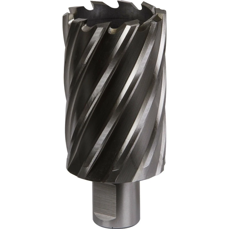 Image of Loops 40mm x 50mm Depth Rotabor Cutter - M2 Steel Annular Metal Core Drill 19mm Shank Metallics