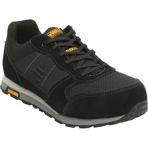Image of DEWALT Sarasota Pro Lite Safety Trainers /Grey in Black, Size 8 Rubber