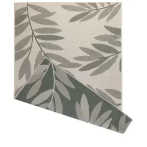Image of Duo Weave Indoor/Outdoor Rug Trailing Leaves Green 230 X 160Cm